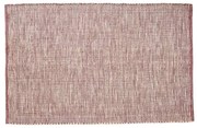 Hübsch - Poppy Rug 120x180 Burgundy/White Hübsch