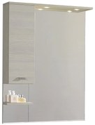 Specchio con illuminazione integrata bagno rettangolare Rimini L 81 x H 108 x P 18.5 cm bianco