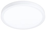 Plafoniera Moderna Fueva 5 Acciaio Bianco Led Integrato 20,5W 4000K Ip44