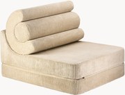 Poltrona pieghevole per bambini in velluto a coste fatta a mano Flipster