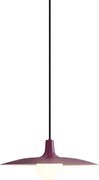Lampada a sospensione retrò viola per sistema a binario monofase - Slimline Panzi