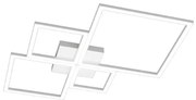 Four squares applique-plafoniera 70 cm. bianco 1162-70-bi