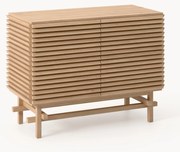 Cassettiera in legno di quercia Pierce