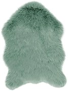 Pelliccia ecologica verde Montone, 60 x 90 cm - Tiseco Home Studio