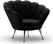 Poltrona Kingston in velluto - H76 cm
