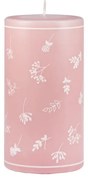 Candela rosa, tempo di combustione 87 h Fleur - Unipar