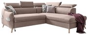 Divano letto angolare beige (angolo destro) Sweet Harmony - Miuform