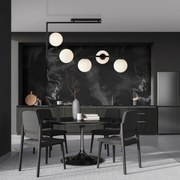 Lampadario da Soffitto SOMA 5 Black Grafite e Black White E14 Colore Bianco