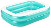 Bestway - Piscina Family Rettangolare Gonfiabile 2 Anelli 201x150x51 Piscinetta