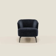 Renoa Poltroncina dall'eleganza moderna in tessuto smacchiabile T24 blu notte