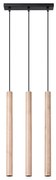 Sollux SL.1267 - Lampadario a sospensione con filo PASTELO 3xG9/8W/230V legno