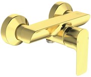 Rubinetto per doccia getto laminare cristallino monocomando Concept Air oro satinato IDEAL STANDARD