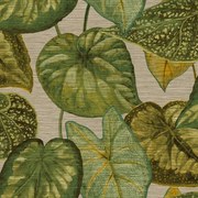 Carta da parati Tahiti Foglia verde, 53 cm x 10 m