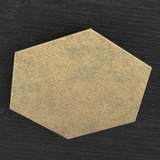 Plafoniera Moderna Decorativa Hexagon Metallo Foglia Oro