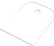 Piatto doccia SENSEA in composito minerale di resina gelificata Easy V2 bianco L 70 x L 100 x H 2.5 cm opaco