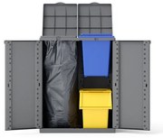Armadio per raccolta differenziata in resina Excellence L 68 x H 88.7 x P 39 cm