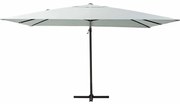 Ombrellone a palo laterale grigio Aura NATERIAL L 281 x 386.5 cm con telo blu