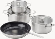 Batteria di pentole con rivestimento antiaderente KitchenAid, set da 7