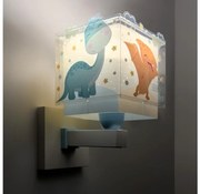 Dalber 63459 - Lampada da parete per bambini BABY DINOS 1xE27/15W/230V multicolore