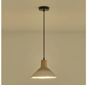 Lampadario a sospensione con filo 1xE27/15W/230V color crema