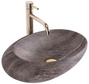 Lavabo da appoggio Rea Roxy A Stone D. Grey