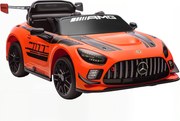Macchina Elettrica Bambini 3-8 Anni Licenza Ufficiale Mercedes AMG 12V con Telecomando Luci LED Arancione...