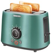 Sencor - Tostapane a due fessure con griglia riscaldante 1000W/230V verde menta