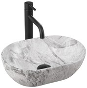 Lavabo da appoggio Rea AMELIA MINI STONE MATT