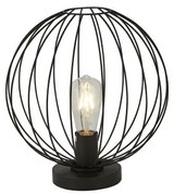 Lampada da tavolo rondo - struttura in filo nero