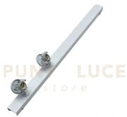 Snodo base 2 luci portalampada incluso bianco attacco gu10 sistema ...