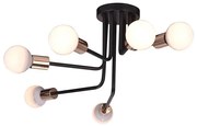 Lampadario a plafone SPILL 6xE27/60W/230V