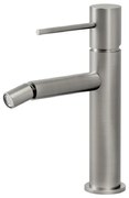 Miscelatore Per Bidet In Ottone Acciaio Spazzolato Smooth Rubicer