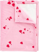 Coperta rosa in vello 200x240 cm Heart – Catherine Lansfield