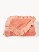 Coperta in cotone con volant Pansy
