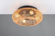 Lillesand ventilatore e plafoniera 4 luci attacco e27 diffusore mat...