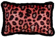 Cuscino Arancio Leopardo 45 x 30 cm