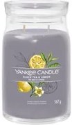 Black Tea Lemon, candela giara grande Yankee Candle