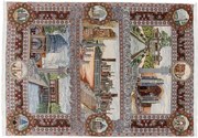 Tabriz Tappeto 200x280 (Iran) Annodato A Mano