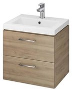 Cersanit S801-153-DSM - Mobile bagno sospeso con lavabo LARA COMO noce