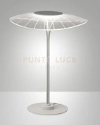 Vela lampada da tavolo bianca a led 3000k - 12w - 1100 lm dimmerabile