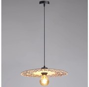 Lampadario a sospensione con filo FALCO 1xE27/60W/230V diametro 40 cm beige