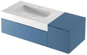 Mobile sottolavabo e lavabo Ginevra avio L 120 x H 36 x P 51 cm