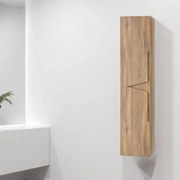 Colonna da bagno reversibile 160 cm HAITI Rovere Nodi