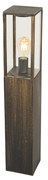 Lampada da terra per esterni vintage oro antico 80 cm IP44 - Charlois