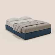 Ina sommier con ampio contenitore in microfibra smacchiabile ed impermeabile T11 blu