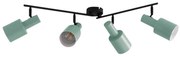 Lindby - Ovelia 4 Plafoniera Green/Black Lindby