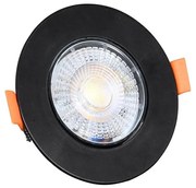 Ecolite LED-YL201/7W/CCT/CR - Lampada LED da incasso ZITA LED/3/5/7W/230V nero