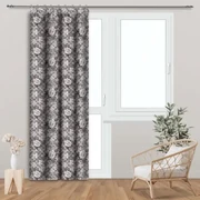 VidaXL Tende Oscuranti con Ganci 2 pz Grigio Talpa 140x175 cm