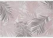 Tappeto palme interno ed esterno 230x160 cm rosa