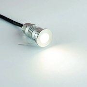 Faretto LED Mini 1W IP67 - PROFESSIONAL da incasso Colore Bianco Caldo 2.700K